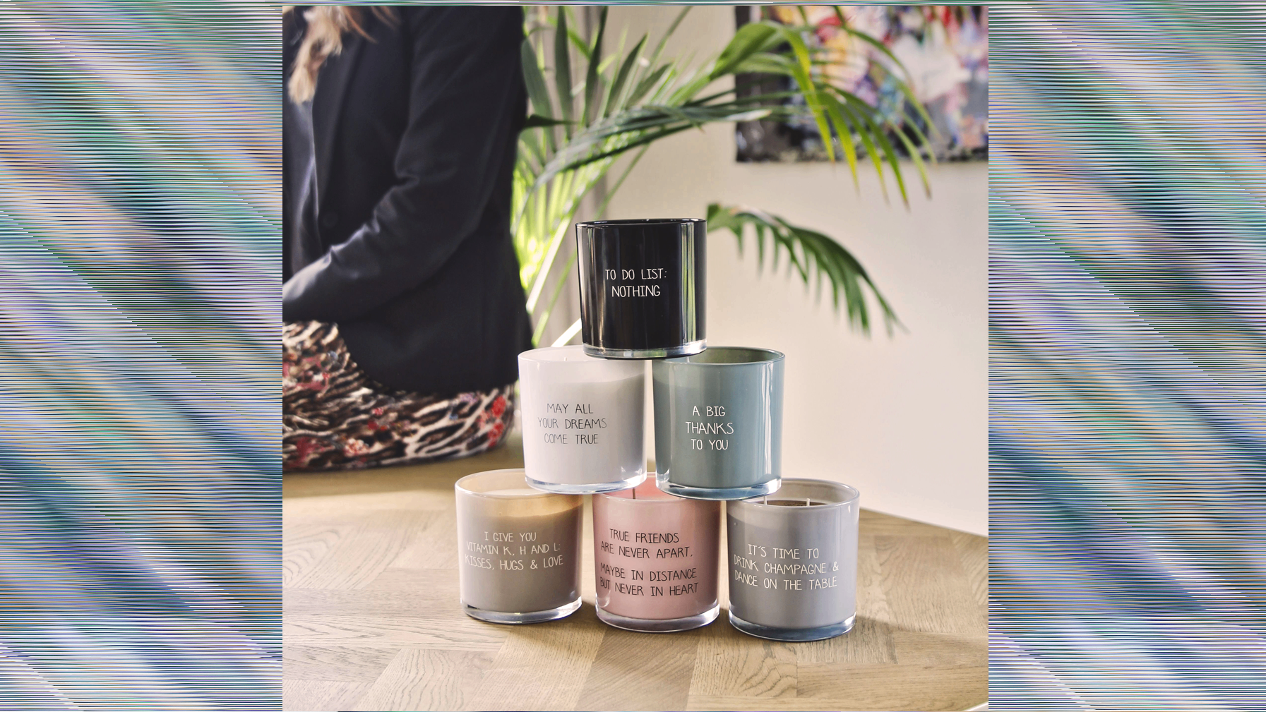 Sojakaarsen met katoenen lont