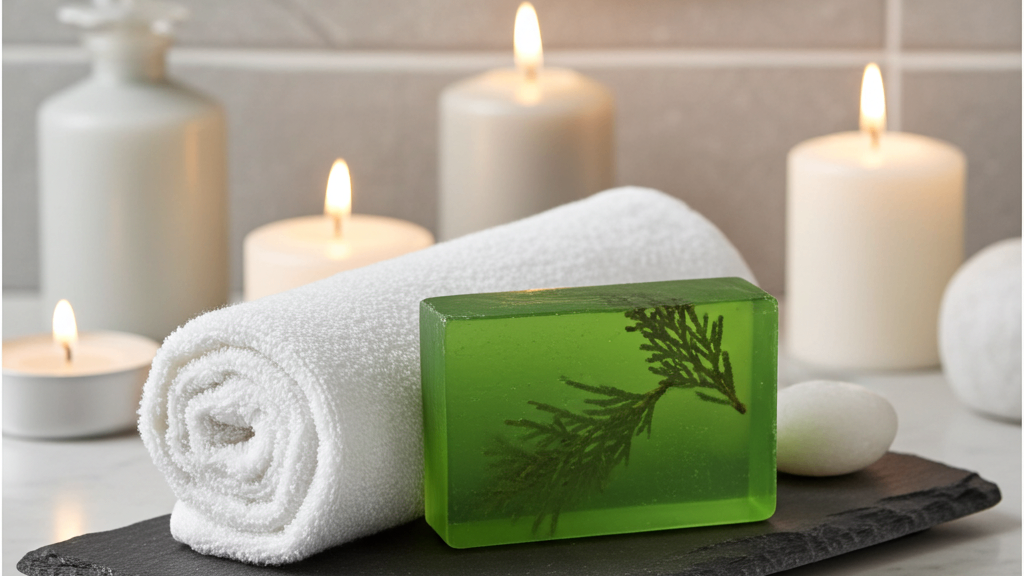 Dennenzeep met Dennentakje – Handgemaakt & 100% Natuurlijk