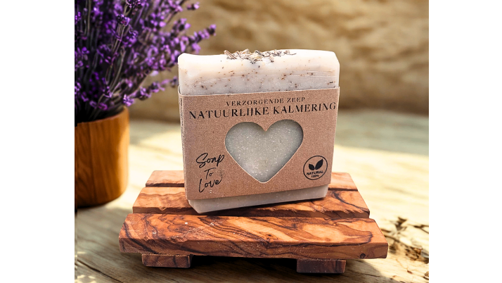 Natuurlijke Kalmering – Handgemaakte Rustgevende Zeep met Bergamot & Lavendel | 100% Natuurlijk & Verzachtend