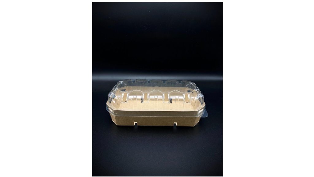 TAPA 100% R-PET + BANDEJA CARTON