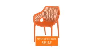 Armstoel Ariane oranje