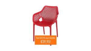 Armstoel Ariane rood