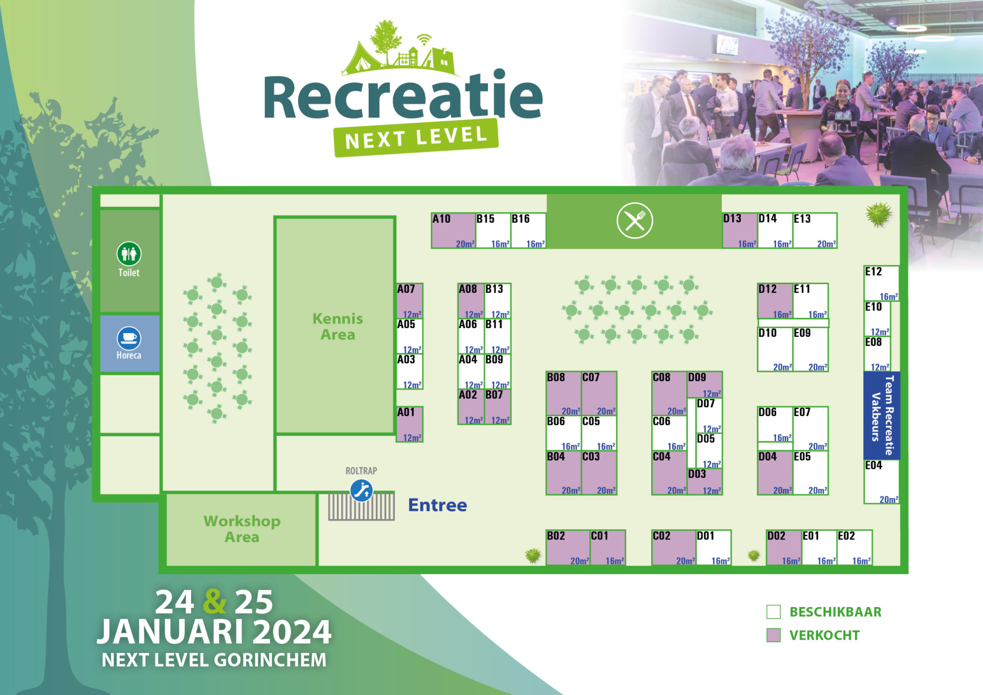 Plattegrond Recreatie Next Level 2024