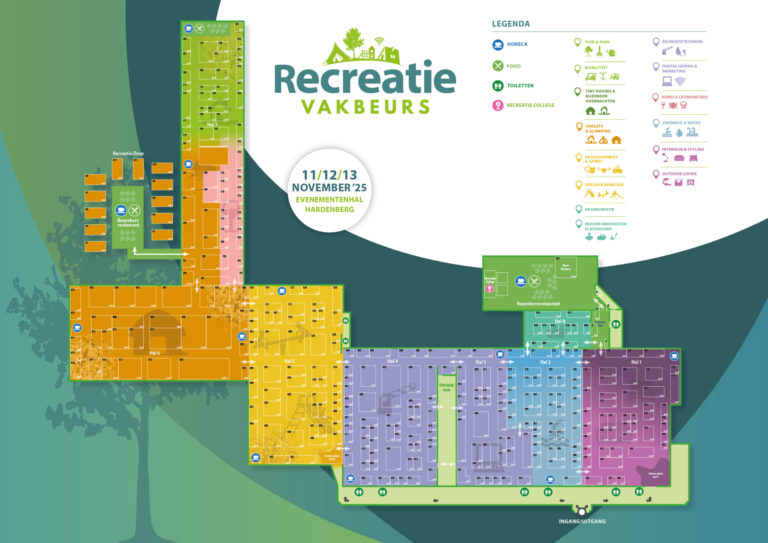 Plattegrond Recreatie Vakbeurs 2025