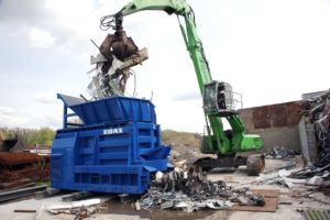 CNS 400 K MOBILE CONTAINER SCRAP SHEARS