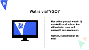 viaTYGO: Hét online platform waar recyclingbedrijven eenvoudig opdrachten kunnen uitbesteden of aannemen.