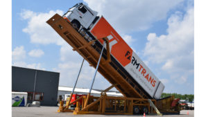 Truck unloadingplatform