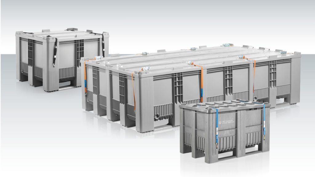 Craemer UN pallet boxes for safe lithium logistics