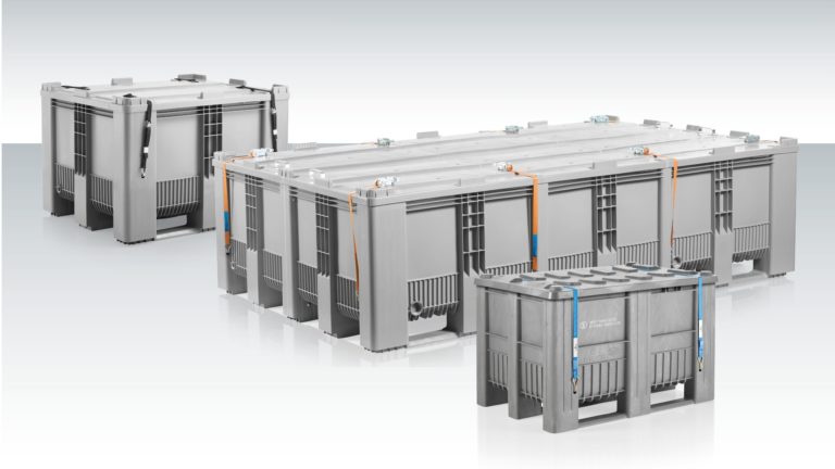 Craemer UN pallet boxes for safe lithium logistics
