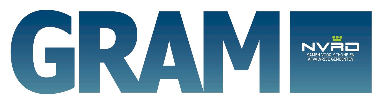GRAM-logo met NVRO-afvalvrij gemeenten