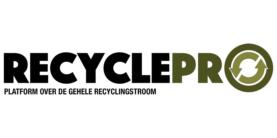 RecyclePro-logo met recyclingpijlen in groene cirkel