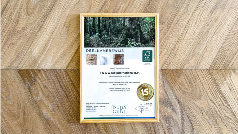 We are FSC® member for 15 years!