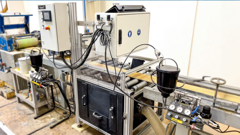 New Staining machine at T&G Wood