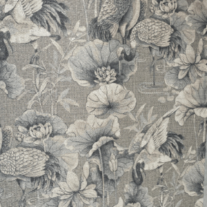 Vintage botanisch patroon met bloemen en vogels