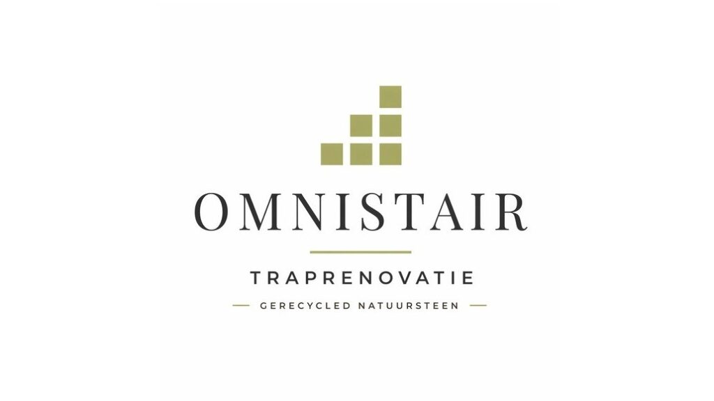 Logo van Omnistair Traprenovatie met stenen trapmotief