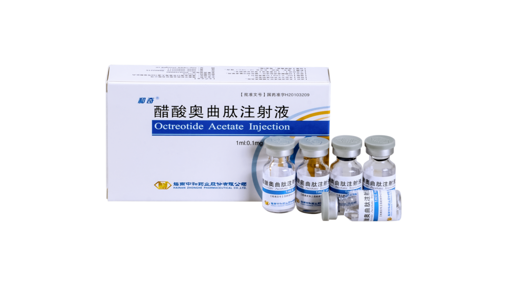 Octreotide Acetate Injection 0.05 mg/ml, 0.1 mg/ml, 0.3 mg/ml – used to Prevent of complications of pancreatic surgery, for acromegaly treatment