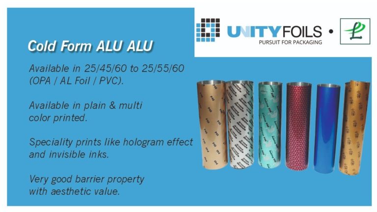Plain & Printed Cold form ALU ALU