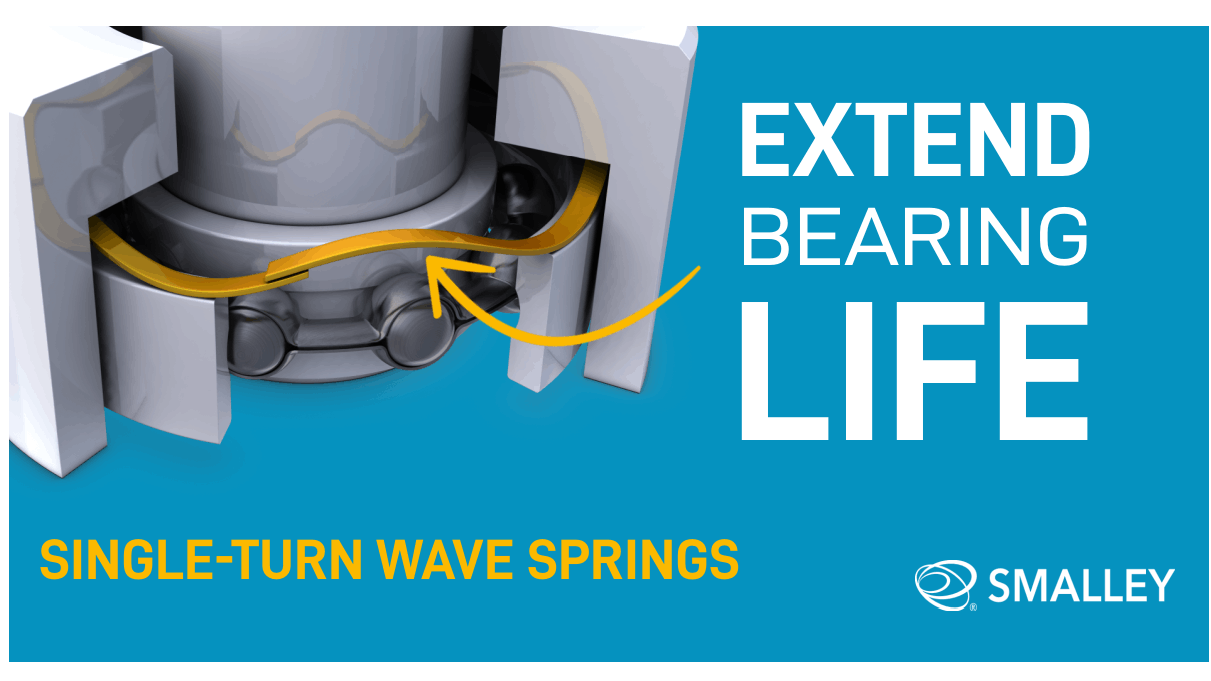 How and why you should use a wave spring for bearing preload Advanced