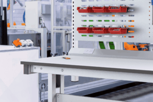 rhino heavy duty mat on workstation