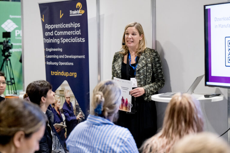 Kate Willsher speaking at Advanced Engineering 2025