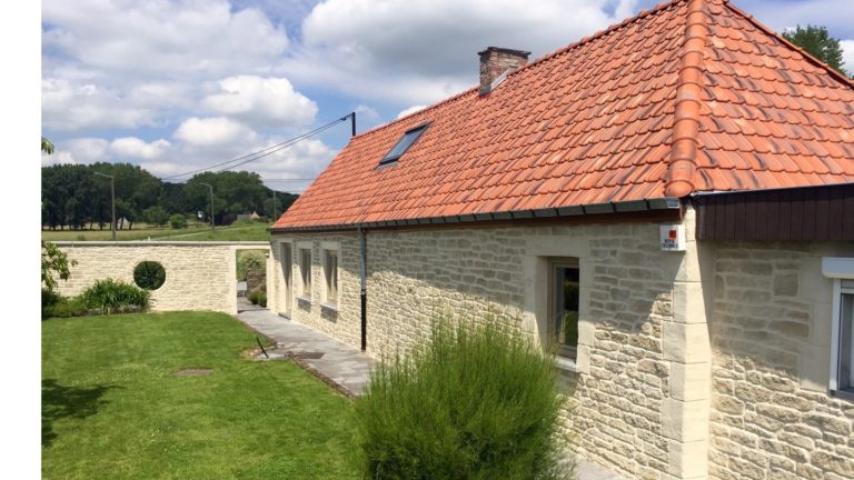 Enduit à la chaux imitation pierre