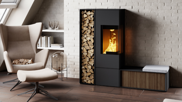 Le poêle à bois RIKA CONNECT WOOD