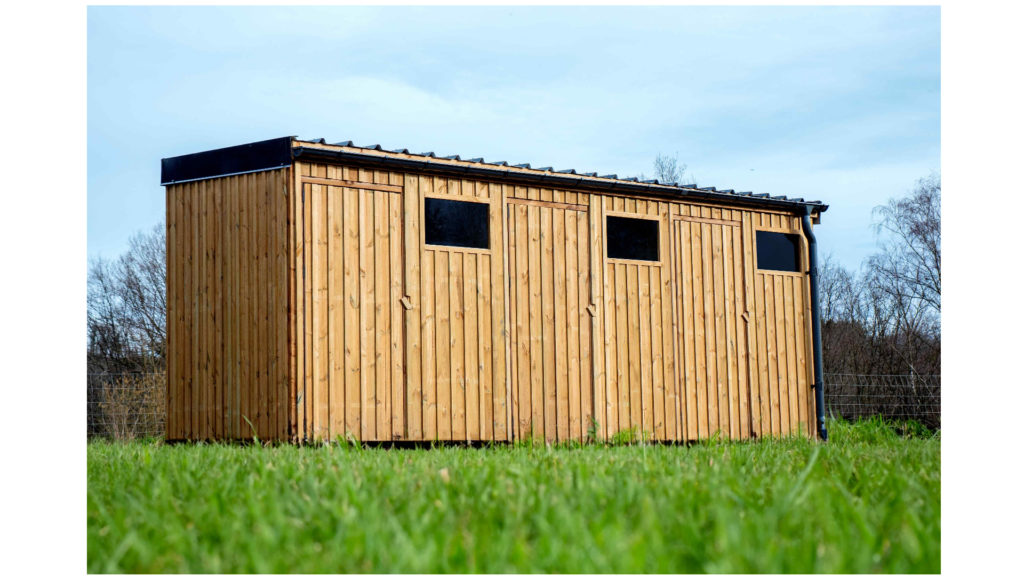 Abri en jardin en kit 6x2m