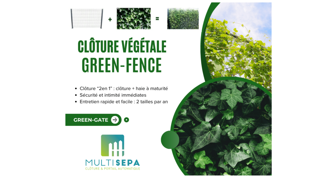 Clôture végétalisée GREEN-FENCE