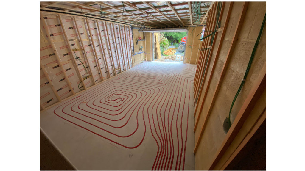 chauffage au sol fraisé