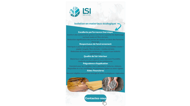 Isolation en matériaux écologiques