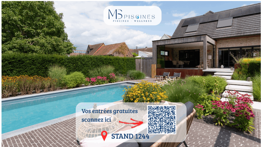 💦 Découvrez la piscine Flexline en vrai, en eau, au Batireno ! 💦