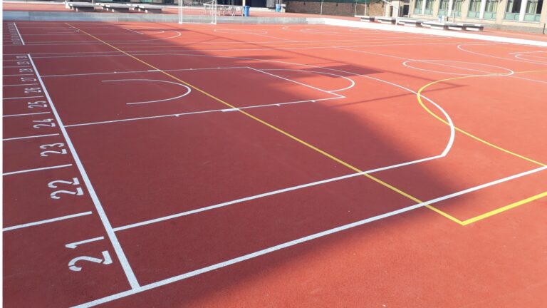 Sol coulé pour multisport