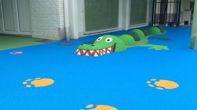 Sols de jeu en caoutchouc 2D & 3D