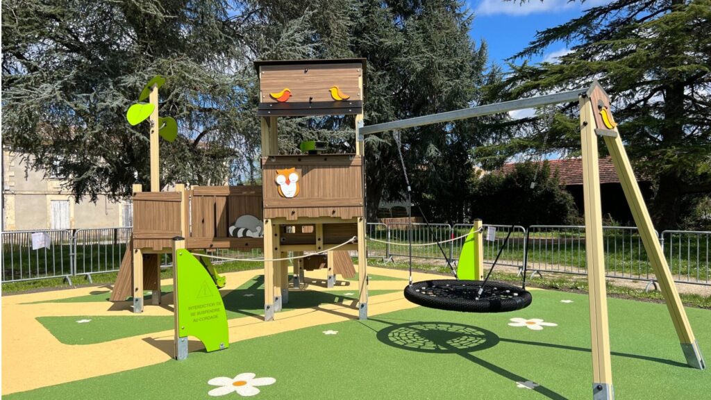 Construction de plaine de jeux