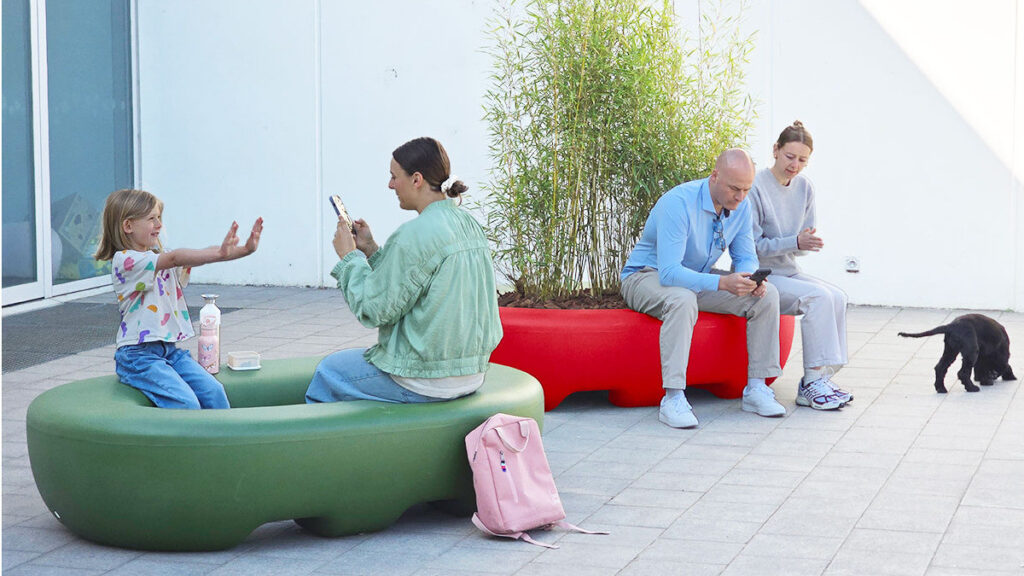 Banc et jardinière Zero