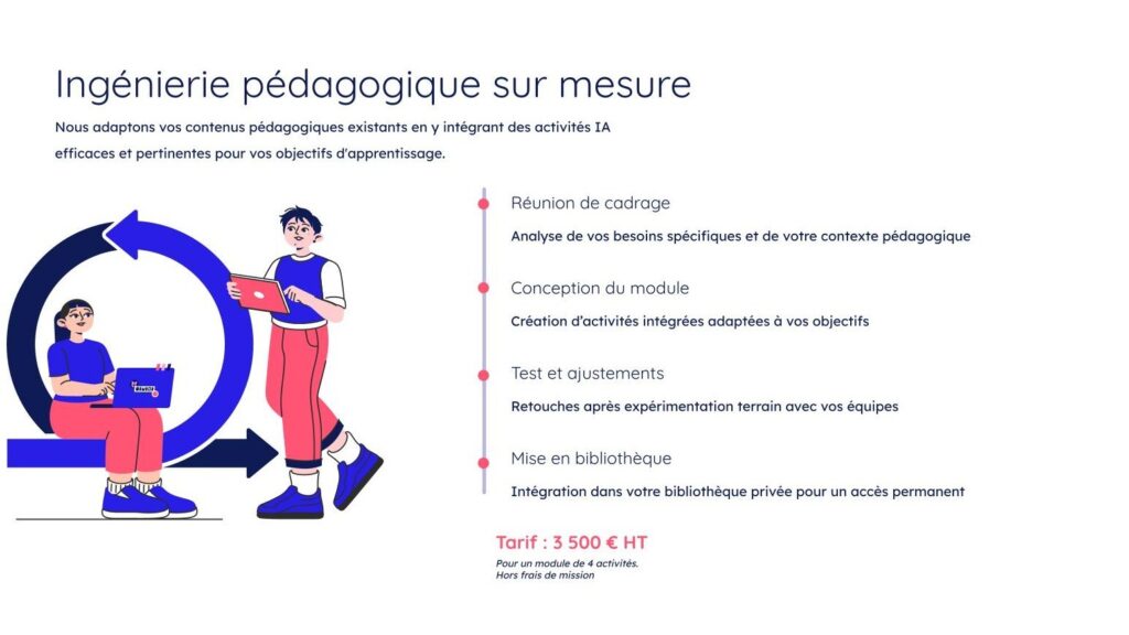 Ingénieurie&Conception pédagogique orientée IA