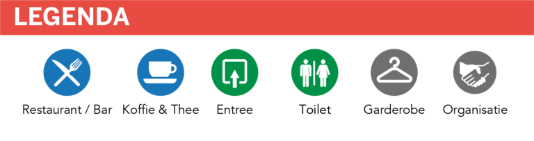 Legenda Beauty Days Gorinchem 2020 plattegrond