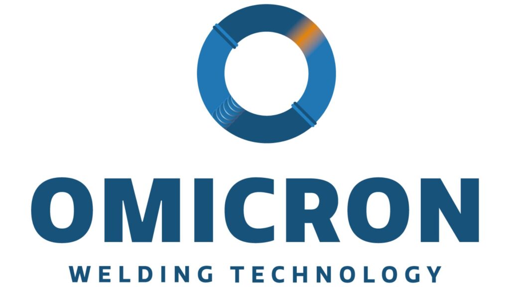 Logo van Omicron Welding Technology met gestileerde lasring