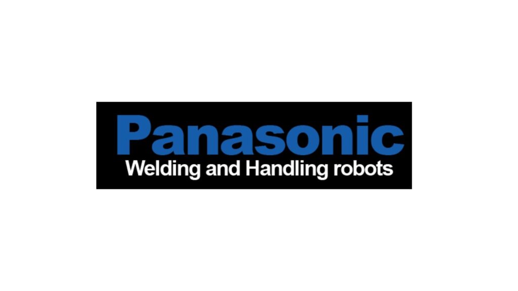 Panasonic-logo voor las- en handlingrobots
