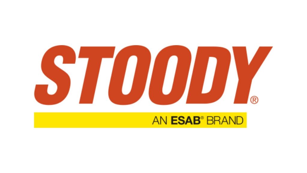 Oranje STOODY-logo met ESAB-merkvermelding