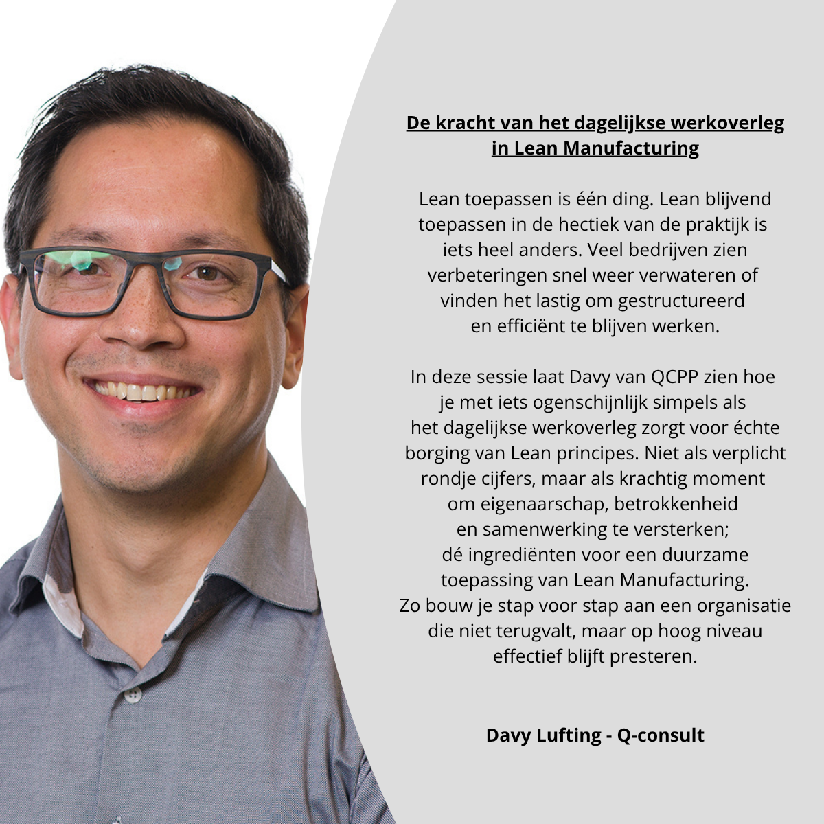 donderdag 9 oktober 14:30u - 15:15u