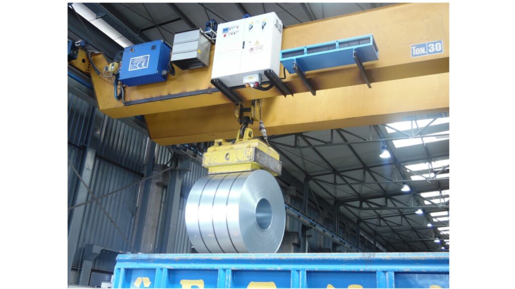 Elektro magnets for coil handling