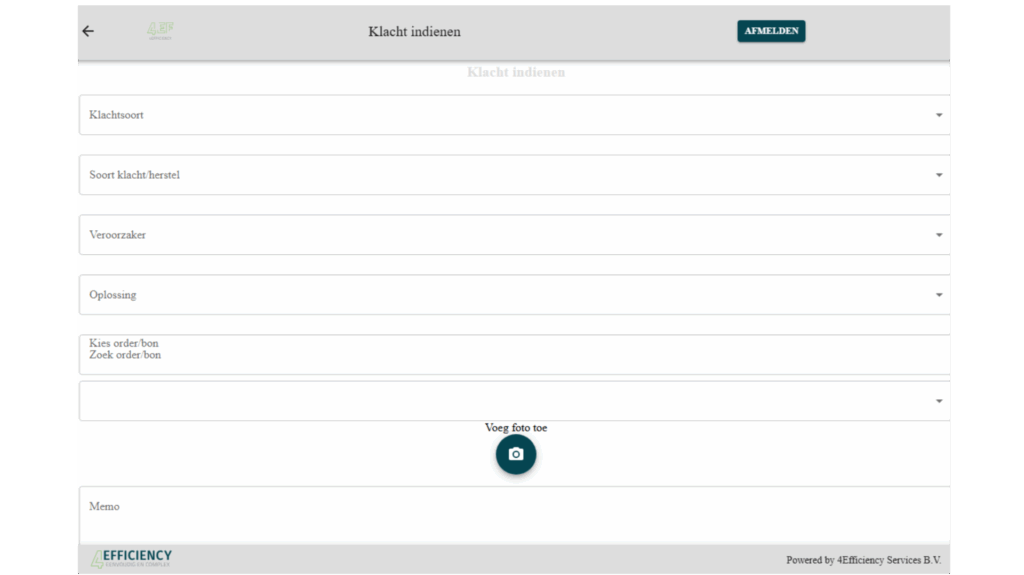 Nu snel Klachten of melding vastleggen met de QA app