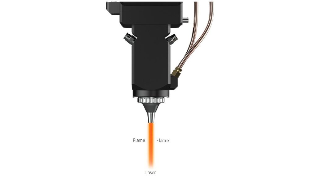 Hybride snijden.. Laser vervangt plasma werkzaamheden