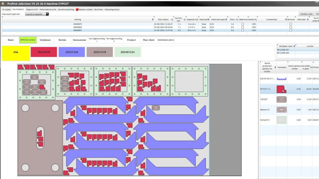 PROfirst Jobvision Planning & Machinetijdregistratie