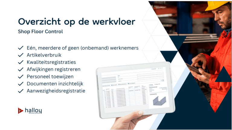 Halloy Shop Floor Control