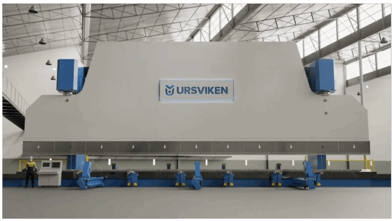 grootste kantbank aan 1 stuk 22,2meter 5500T