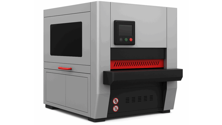 Ontbraam- en polijstmachine