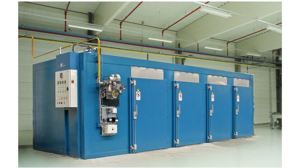 Industrial ovens to 450°C for different applications