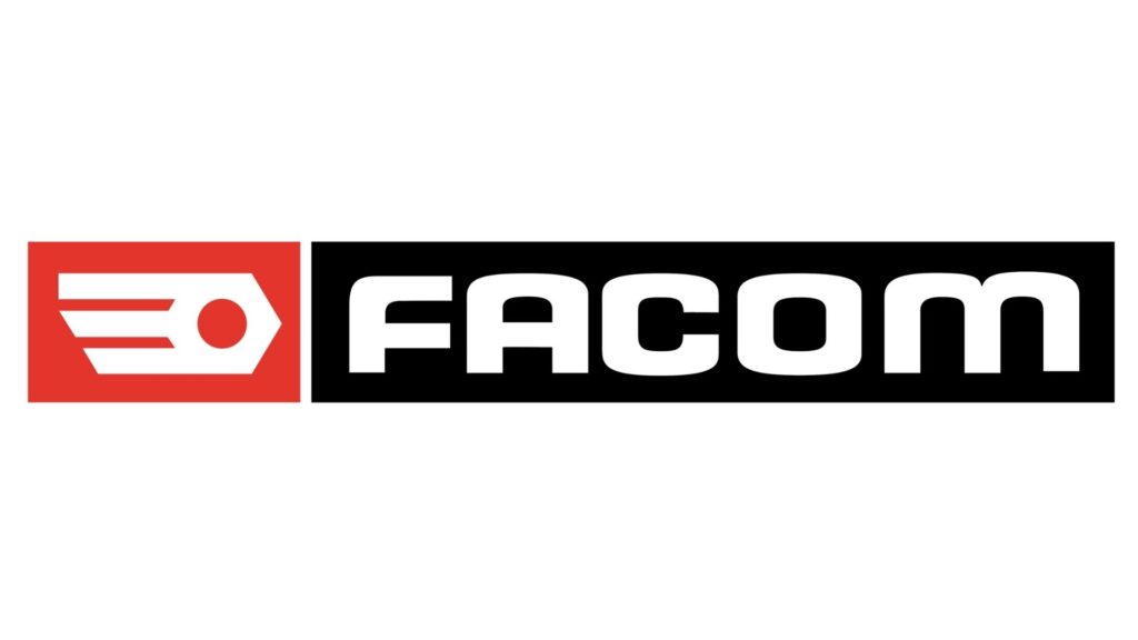 FAAC-logo met rood pictogram en witte letters